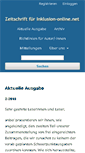 Mobile Screenshot of inklusion-online.net